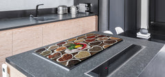 HUGE TEMPERED GLASS COOKTOP COVER A spice series DD03A Spices from the heart