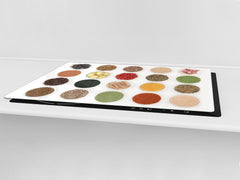 HUGE TEMPERED GLASS COOKTOP COVER A spice series DD03A Portions of spices