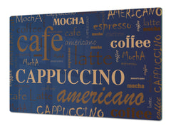 GIGANTIC CUTTING BOARD and Cooktop Cover - Expressions Series DD17 Cappuccino