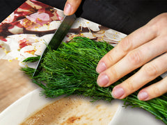 Worktop saver and Pastry Board – Glass Kitchen Board- Coffee series DD07 I love coffee 1