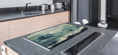 GIGANTIC CUTTING BOARD and Cooktop Cover- Image Series DD05A Sea storm
