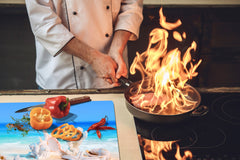 Very Big Cooktop saver - Nature series DD08 Shells on the beach 1