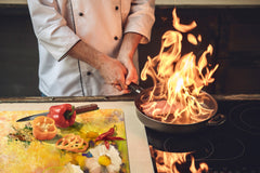 GIGANTIC CUTTING BOARD and Cooktop Cover- Image Series DD05A Flowers 3