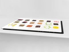 HUGE TEMPERED GLASS COOKTOP COVER A spice series DD03A Mosaic with spices 5