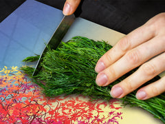 GIGANTIC CUTTING BOARD and Cooktop Cover- Image Series DD05A Evening in the glade 1