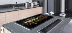 GIGANTIC CUTTING BOARD and Cooktop Cover - Expressions Series DD17 Inscription 4