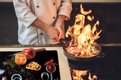 HUGE TEMPERED GLASS COOKTOP COVER A spice series DD03A Italian spices 1