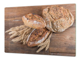 HUGE TEMPERED GLASS CHOPPING BOARD – Bread and flour series DD09 Breads 2