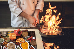 HUGE TEMPERED GLASS COOKTOP COVER A spice series DD03A Mosaic with spices 7