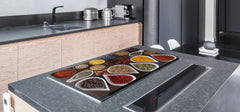 HUGE TEMPERED GLASS COOKTOP COVER A spice series DD03A Mosaic with spices 7