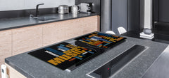 GIGANTIC CUTTING BOARD and Cooktop Cover - Expressions Series DD17 Inscription 3