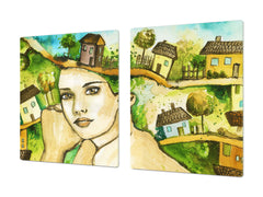 Worktop saver and Pastry Board – Cooktop saver; Series: Outside Series DD19 Home on the head