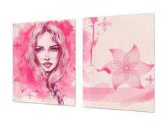 Impact & Shatter Resistant Worktop saver- Image Series DD05B Women's theme 2