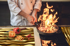 Enorme Cubre vitros de cristal templado - Serie de alimentos DD16 Comida Africa