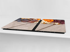 UNIQUE Tempered GLASS Kitchen Board Fruit and Vegetables series DD02 Delicacies 2