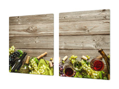 BIG KITCHEN PROTECTION BOARD or Induction Cooktop Cover - Wine Series DD04 Wine tasting 2