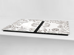 HUGE TEMPERED GLASS CHOPPING BOARD – Bread and flour series DD09 Bakery Shop