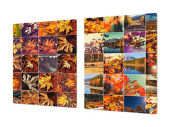 Very Big Cooktop saver - Nature series DD08 Autumn leaves