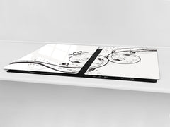 Induction Cooktop Cover – Glass Worktop saver: Fantasy and fairy-tale series DD18 Butterfly