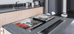 GIGANTIC CUTTING BOARD and Cooktop Cover- Image Series DD05A Romantic walk 1