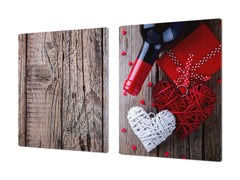 BIG KITCHEN PROTECTION BOARD or Induction Cooktop Cover - Wine Series DD04 I love wine 1