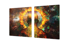 Ensembles de planches à découper TRES GRAND; Série Alimentaire DD16: Nourriture africaine