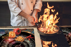 Ensembles de planches à découper TRES GRAND; Série Alimentaire DD16: Nourriture africaine