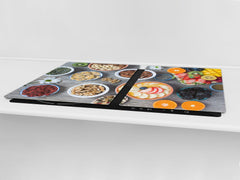 Enorme Cubre vitros de cristal templado - Serie de alimentos DD16 Papilla Saludable