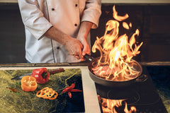 Gigantic Worktop saver and Pastry Board - Tempered GLASS Cutting Board - MEASURES: SINGLE: 80 x 52 cm; DOUBLE: 40 x 52 cm; DD38 Golden Waves Series: Wave of glitter