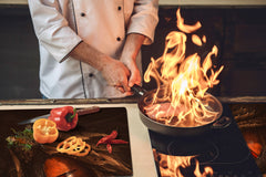 Ensembles de planches à découper TRES GRAND; Série Alimentaire DD16: Nourriture africaine