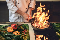 Enorme Cubre vitros de cristal templado - Serie de alimentos DD16 Comida Africa