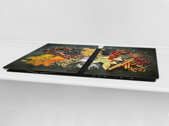 Cutting Board and Worktop Saver – SPLASHBACKS: A spice series DD03B Seasonings 8