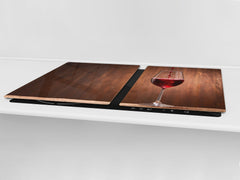 BIG KITCHEN PROTECTION BOARD or Induction Cooktop Cover - Wine Series DD04 Red wine 6