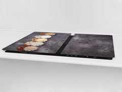 Enorme Cubre vitros de cristal templado - Tablas para cortar gigante- Serie de pan y harina DD09 Tipos De Harina