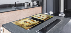HUGE TEMPERED GLASS COOKTOP COVER - Egyptian Series DD15 Egyptian women