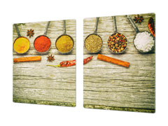 Cutting Board and Worktop Saver – SPLASHBACKS: A spice series DD03B Indian spices 6