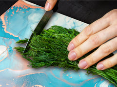 HUGE TEMPERED GLASS COOKTOP COVER – Glass Cutting Board and Worktop Saver DD33 Colourful abstractions Series: Abstract fluid art