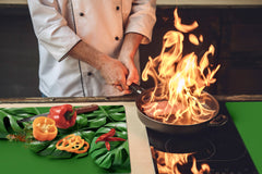 Enorme Cubre vitros de cristal templado - Serie de alimentos DD16 Comida Africa