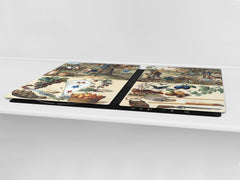 Worktop saver and Pastry Board – Cooktop saver; Series: Outside Series DD19 Set of fruits