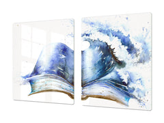 Induction Cooktop Cover – Glass Worktop saver: Fantasy and fairy-tale series DD18 Book