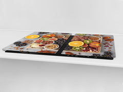UNIQUE Tempered GLASS Kitchen Board Fruit and Vegetables series DD02 Fruit box