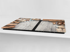 HUGE TEMPERED GLASS CHOPPING BOARD – Bread and flour series DD09 Breakfast rolls 2