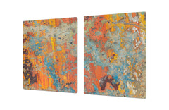 ENORMOUS Tempered GLASS Chopping Board - Induction Cooktop Cover DD36 Textures and tiles 2 Series: Concrete wall color panorama