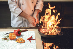 Enorme Cubre vitros de cristal templado - Serie de alimentos DD16 Comida Africa