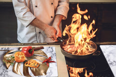 Enorme Cubre vitros de cristal templado - Serie de alimentos DD16 Comida Africa