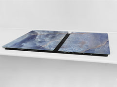 Gigantic Worktop saver and Pastry Board - Tempered GLASS Cutting Board DD21 Marbles 1 Series: Marble dotted surface