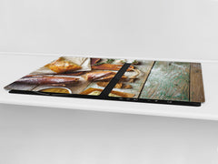 HUGE TEMPERED GLASS CHOPPING BOARD – Bread and flour series DD09 Fresh bread 6