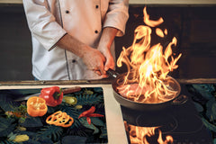 Enorme Cubre vitros de cristal templado - Serie de alimentos DD16 Comida Africa