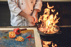 BIG KITCHEN BOARD & Induction Cooktop Cover – Glass Pastry Board DD34 Rusted textures Series: Oxidized colorful surface