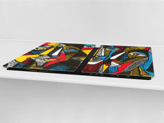 Ensembles de planches à découper TRES GRAND; Série Alimentaire DD16: Nourriture africaine